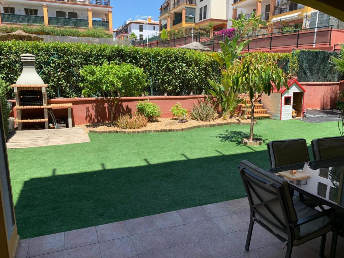 Apartamento Con Jardin Privado Y Acceso A Piscina Huelva Exterior photo